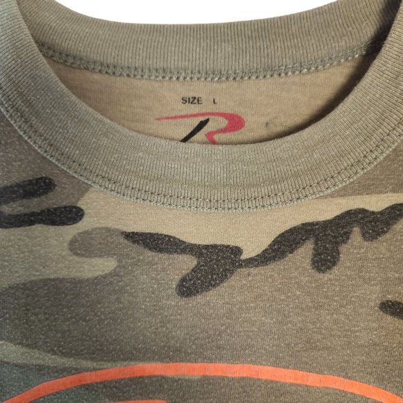 KEEP AUSTIN WEIRD T-shirt Tyler's Austin, Texas  Men's Size Large Camo Green - Picture 4 of 7